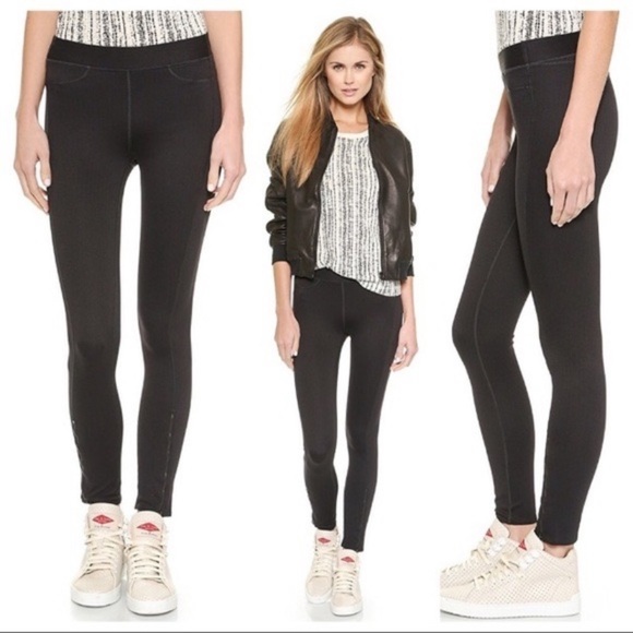 Rag and Bone Chevron The Lawson Zip Ankle Leggings - Picture 8 of 8